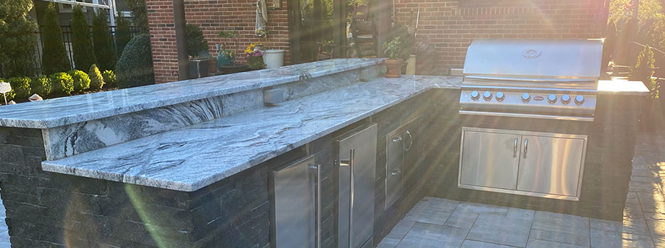 building and planning your perfect outdoor kitchen with more prep space